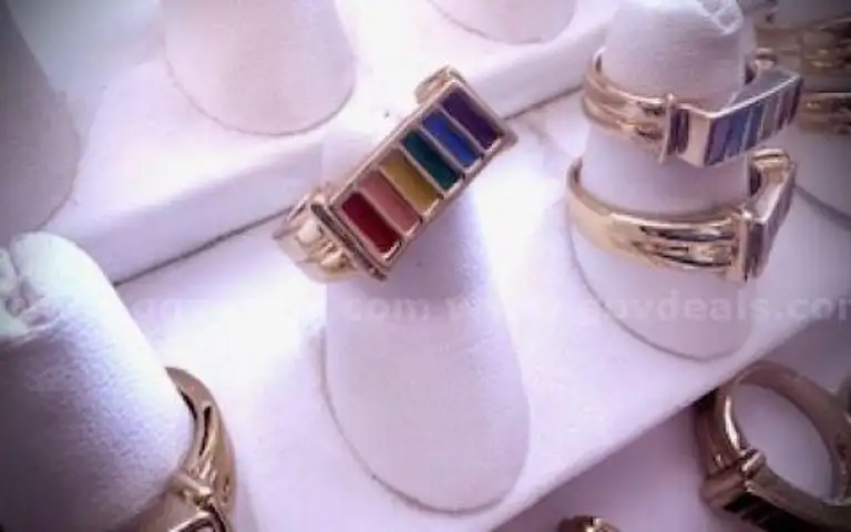 Lot of (30) 24k Gold Pride Rings