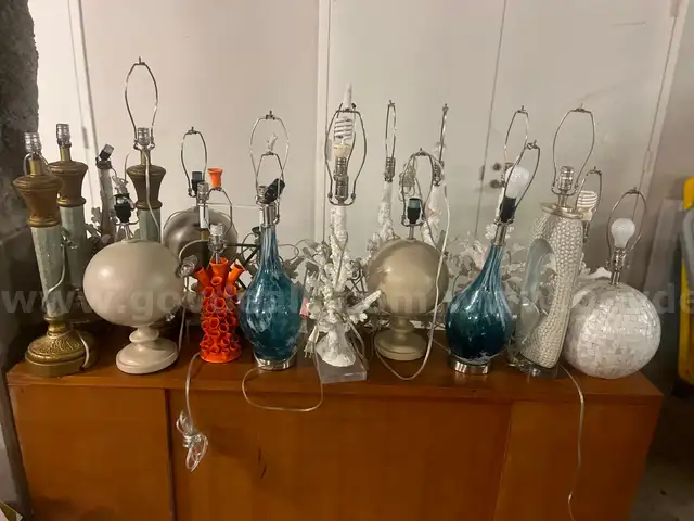 Lot of Decorative Lamps- No Shades