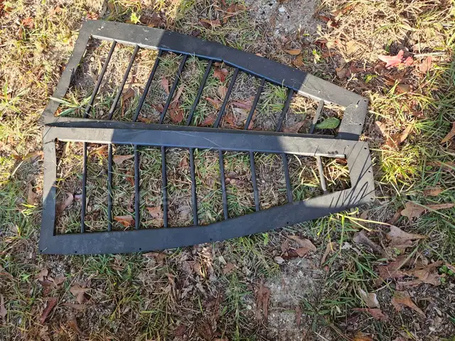 part of a cage for police car