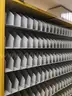 11 rows of shelves, various segments of different lengths (2, 3, or 4 feet).&#xA0;&#xA0;