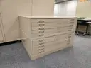 Metal shelves