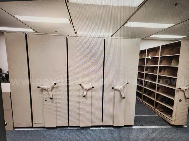 Rolling file cabinets