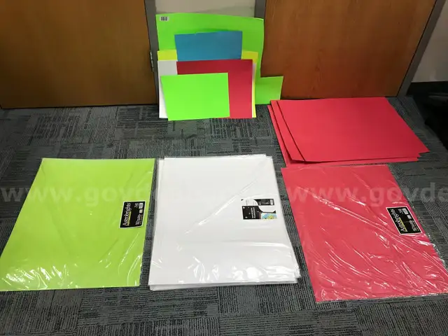 Poster Paper Size 22&#x22; x 28&#x22; Various Colors