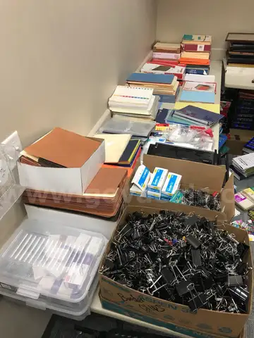 Paper Office Supplies Incl. Folders, Separators + Binder Clips, Paper Clips