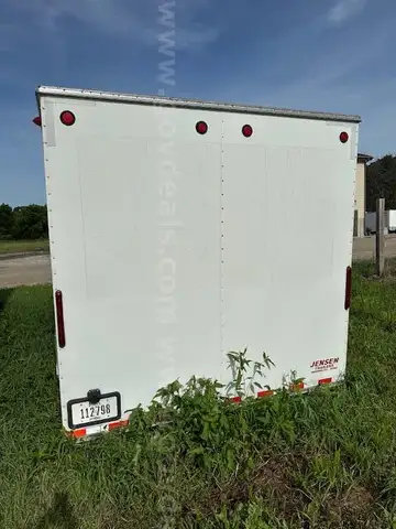 8 x 16 DUAL AXLE ENCLOSED TRAILER