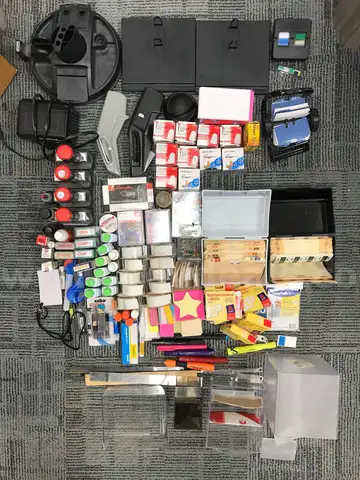 Office Supplies Incl. Stamps/Ink, Electric Pencil Sharpener, Pencil Lead, Misc. Supplies