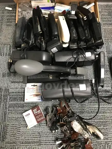 Staplers, Tape Dispensers, Scissors, 3-Hole Paper Punches