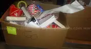 90 rolls of various hazmat stickers