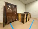 Wooden Storage Cabinets (Lot #23)