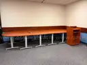 Tables, TVs, and Podium (Lot #24)