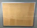 Bulletin Boards, Metal Frame (1) 36&#x22; W x 24&#x22; H; (1) 48&#x22; W x 36&#x22; H (Lot of 2)