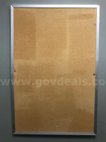 Bulletin Boards, Metal Frame (1) 36&#x22; W x 24&#x22; H; (1) 48&#x22; W x 36&#x22; H (Lot of 2)