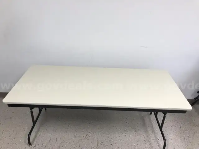 Table, Laminate Top, Folding, 72&#x22; W x 30&#x22; D x 30&#x22; H