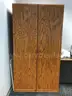 Cabinet, Solid Wood, Oak, 24&#x22; W x 36&#x22; D x 90&#x22; H w/ 2 Horizontal Shelves (1 of 2)