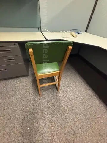 Lot of standing desk converters and office supplies