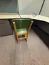 Lot of standing desk converters and office supplies