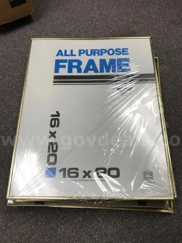 Metal Picture Frames, Gold Tone, 16&#x22; x 20&#x22; (Lot of 5) (New in Box)