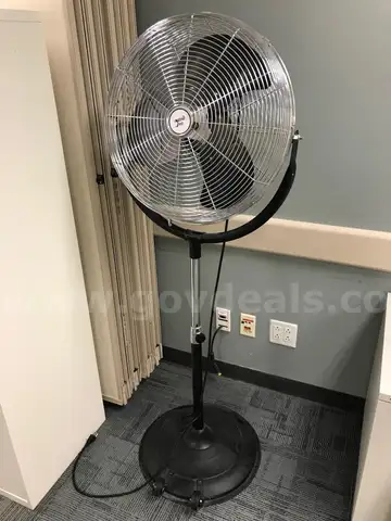 Electric Fan, 20&#x22;, 3-Speed, on Stand with Wheels
