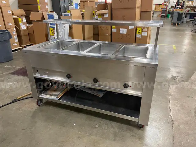 4 well Steam Table