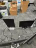 Monitors, HID card machine, Chairs