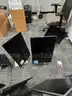 Monitors, HID card machine, Chairs