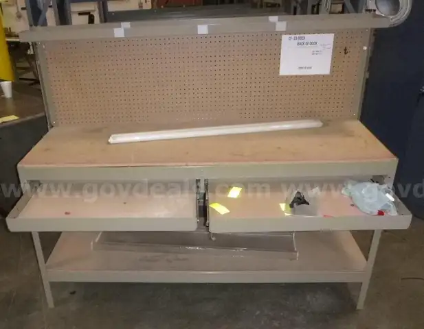 6 ft metal work bench