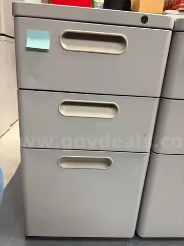 Filing Cabinet, 3-Drawer, 14.75" W x 19.75" D x 26.5" H [1 of 5]