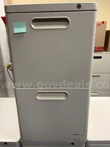 Filing Cabinet, 2-Drawer, 14.75" W x 19.75" D x 26.5" H