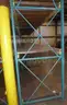 pallet racking 5 uprights 16ft tall, 24 supports cross beams