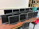 Lot of computer monitors