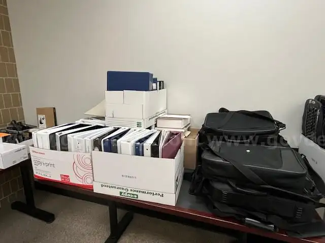 Miscellaneous Office Supplies, Code Books, & Frames