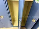 Lot of metal lockers 14 blue