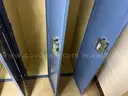 Lot of metal lockers 14 blue