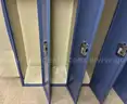 Lot of metal lockers 14 blue