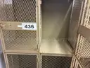 Lot of metal lockers/cages, 4 compartments