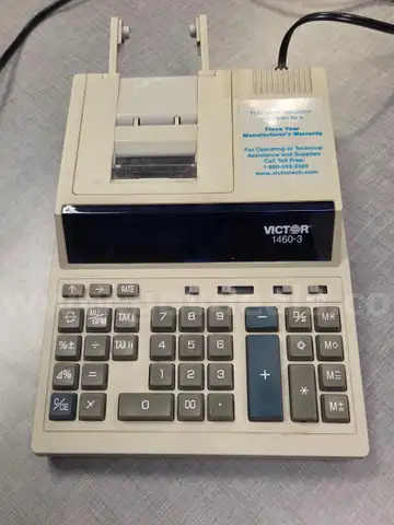 Four Adding Machines w/tape