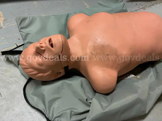 Lot of 2 CPR Training Manikins