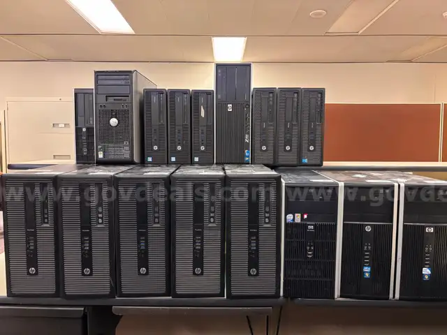 Various desktop computers