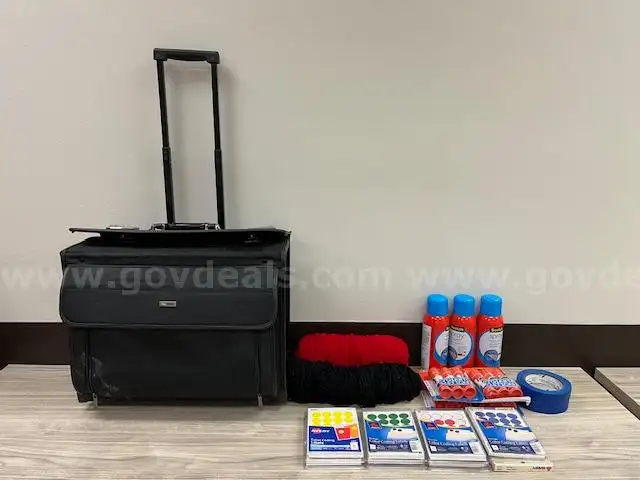 Carrying Case with Craft Items