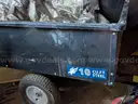 Blue Hawk Steel Garden trailer - 10 Cubic Ft