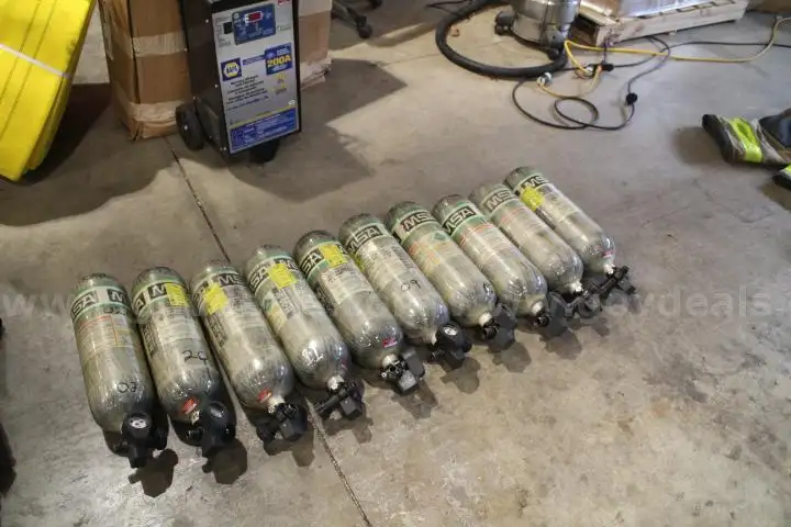 LOT of 10 MSA Bottles