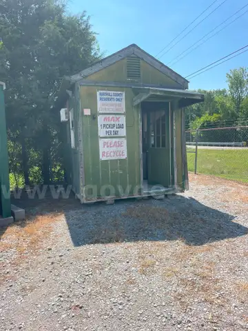 Portable building used as shelter/office for solid waste facilities