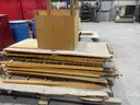Pallet of scaffolding and scaffolding parts