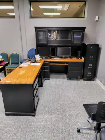 Hutch and desk