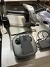 DJI Inspire 2 with 10 batteries, battery charger, and controller.