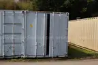 Industrial storage container, 40&#x27; x 8&#x27;, used.  Must be able to remove on own, see details.