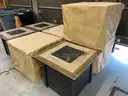 Lot of 7 Propane Outdoor Fire Pits
