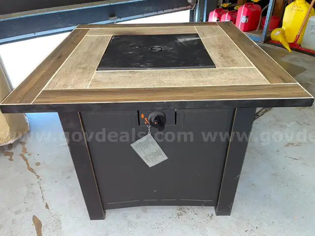 Lot of 7 Propane Outdoor Fire Pits