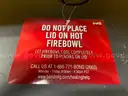 Lot of 7 Propane Outdoor Fire Pits