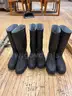 Lot of 3 Sets of Rainboots